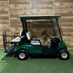 2016 Yamaha Drive2 AC Fleet with Rear Fold Down Seat - Green
